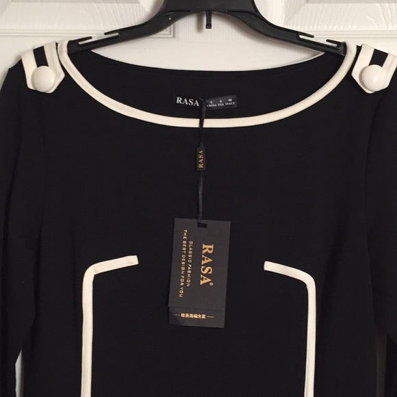 Black and white dress - Picture 3 of 4